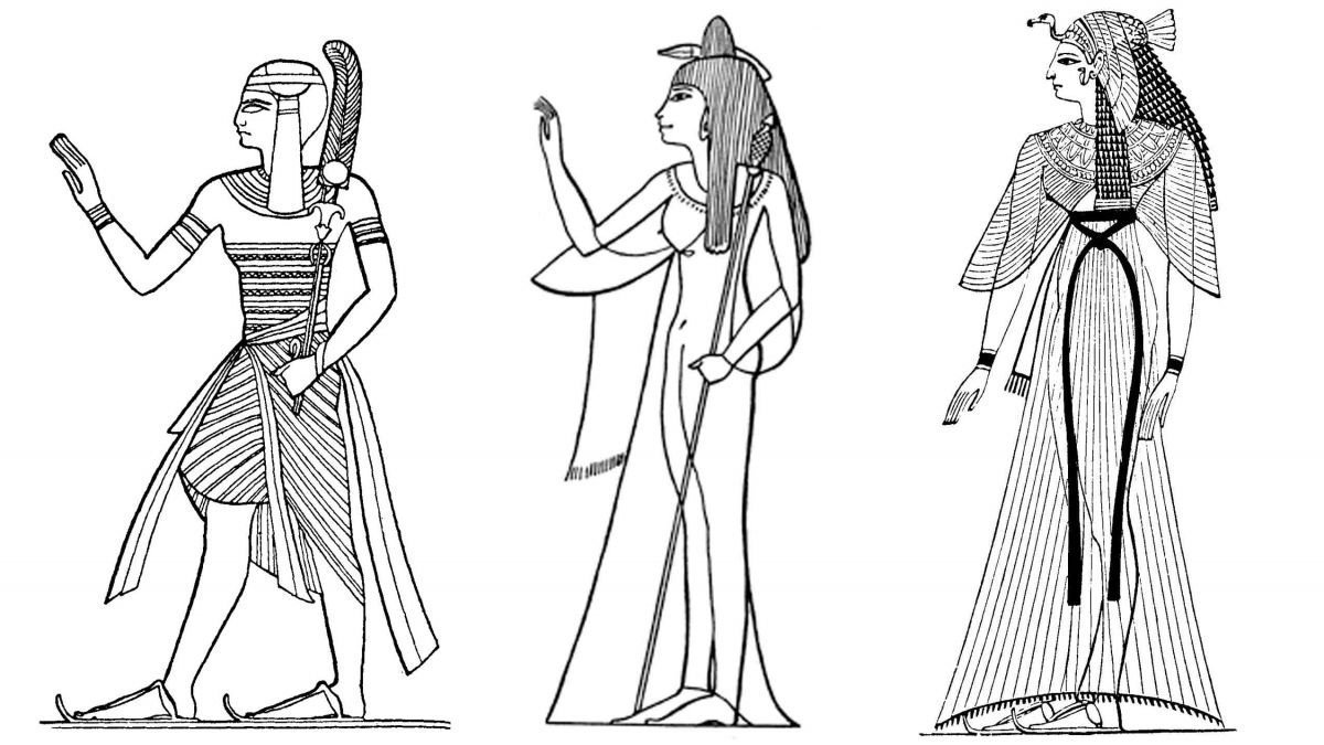 Древний египет рисунки 5 класс изо. Одежда древних египтян древнего Египта. Одежда жены фараона древнего Египта. Древний Египет платье калазирис. Фигура человека в костюме древнего Египта египтяна.