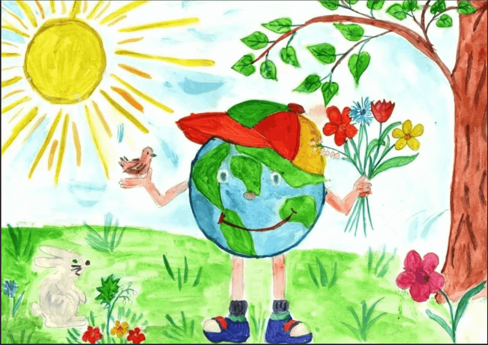 День природы в школе. Рисунок на экологическую тему. Зелёная Планета глазами детей. Экология детские рисунки. Рисунки на экологическую тему для детей.
