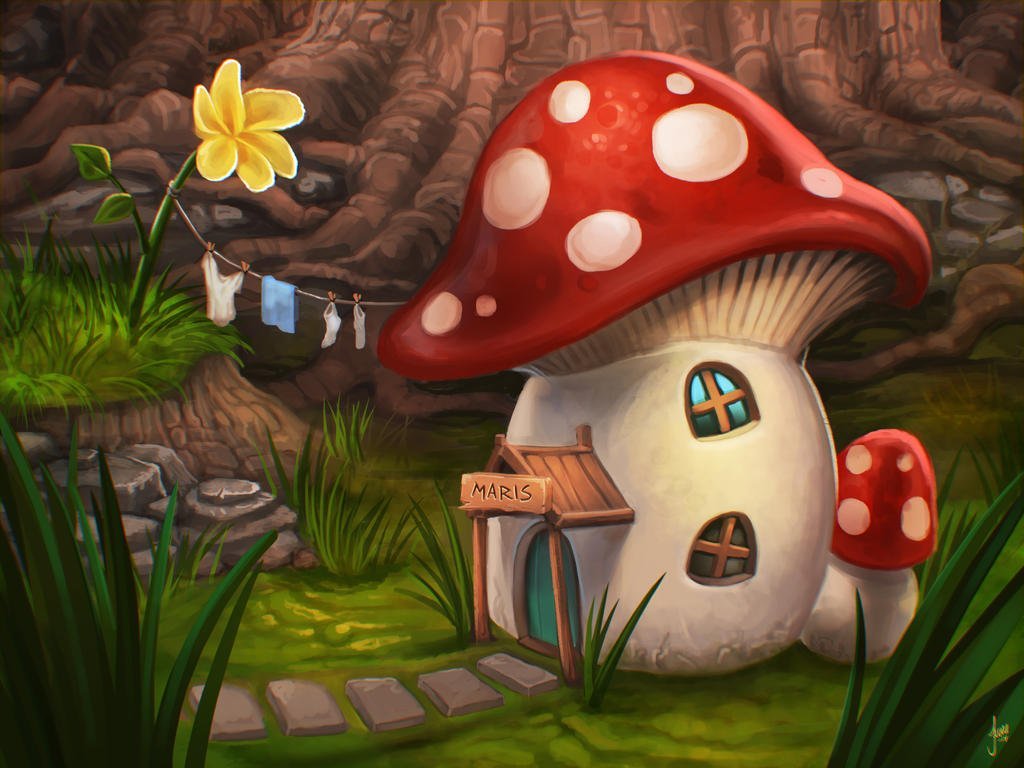 Гри д. Сказочные грибы мухоморы- домики. Домики грибочки. Домик - грибок. Сказочные детские домики.