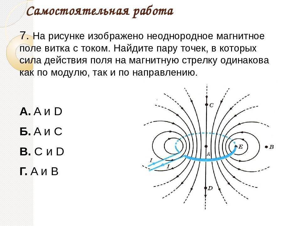 Самостоятельная работа магнитное поле 8 класс. Задачи на направление магнитного поля. Магнитное поле физика. Магнитное поле рисунок. Магнитное поле схема.