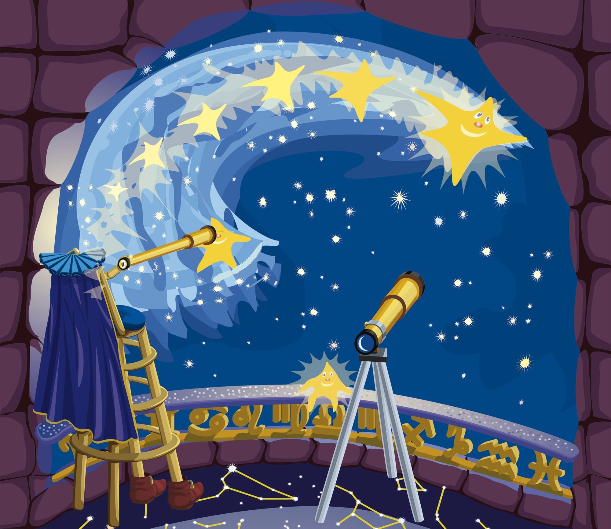 Рисунок звездный мир. Астрономия для детей. Космическое путешествие для детей. Астроном для детей. Астроном сказочный.