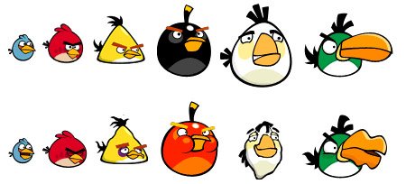 Содержание уроков по рисованию других персонажей Angry Birds