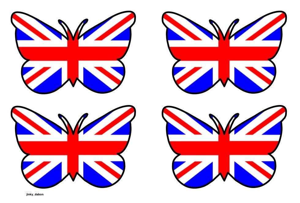 Вырезать по английски. Флаг Британии. Бабочка британский флаг. Флажок Англии. Флажки с британским флагом.