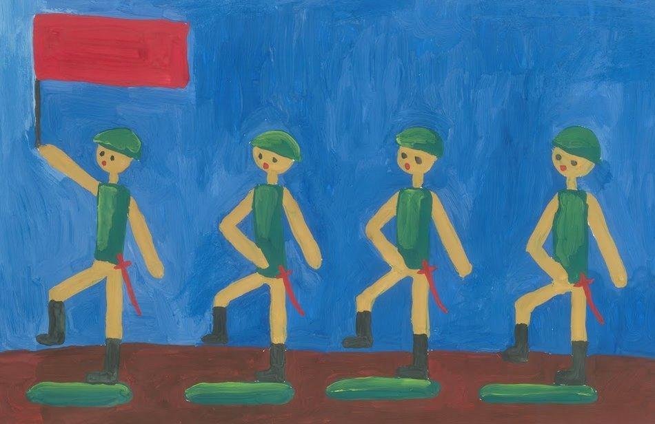 Песня солдаты солдаты солдаты войны детское. Марш рисунок. Рисование солдат в детском. Рисунок на тему марш. Детские рисунки марш.