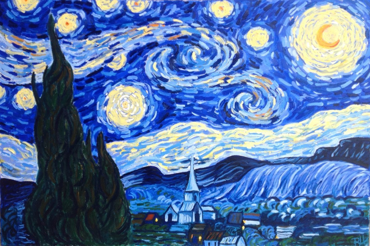 Картина ночь ван. «Звёздная ночь» Ван Гог. Винсент Ван Гог Звёздная ночь символизм. Звёздное небо Ван Гога. Ван Гог ночной дозор.