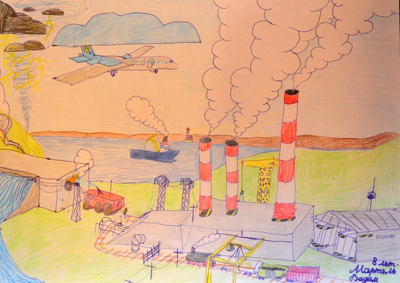Аэс для детей. Атомная станция иллюстрация. Электростанция рисунок. АЭС рисунок.