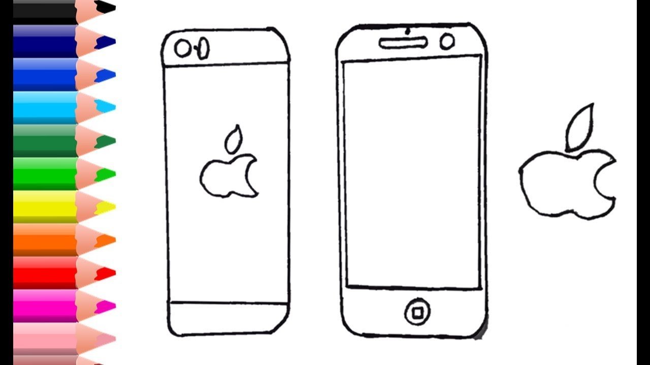 Как можно рисовать на телефоне друг друга. Айфон рисунок. Айфон для срисовки. Рисунки на телефон легкие. Рисунки для срисовки айфон.