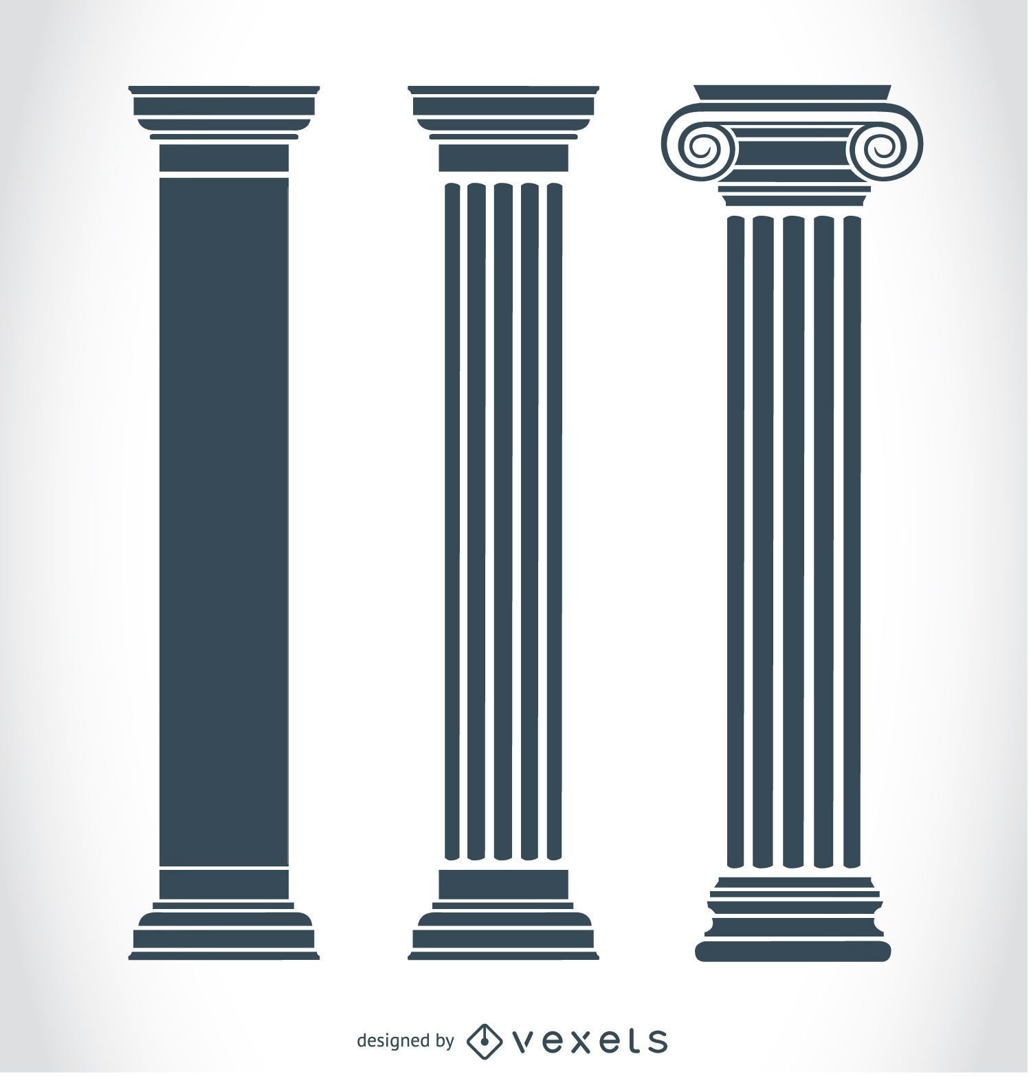 Page columns. Ионическая колонна вектор. Греческая колонна вектор. Колонны Греция вектор. Древнегреческая колонна вектор.