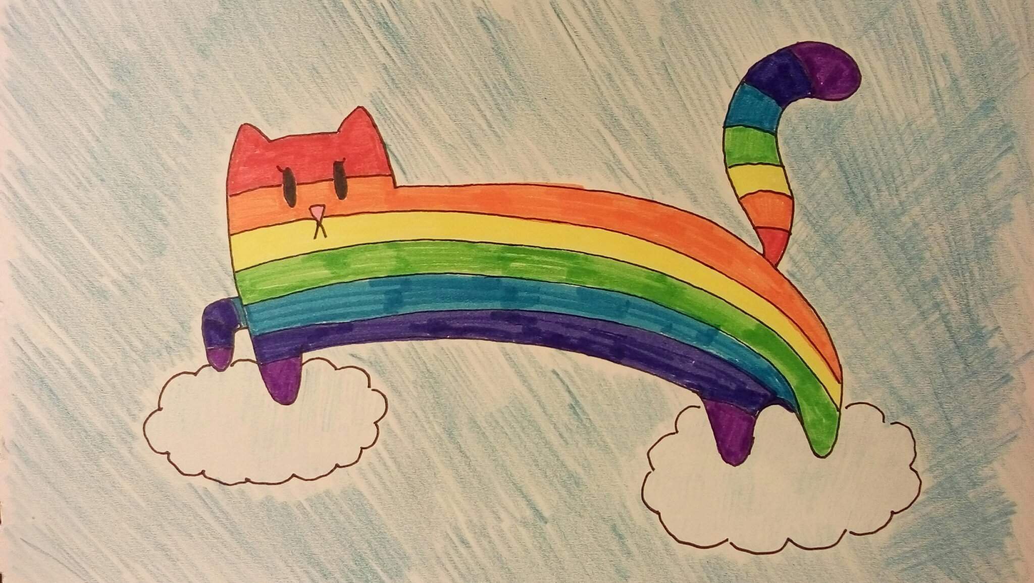 Включи радужные друзья кот. Яркие рисунки для срисовки. Радужные рисунки. Рисунки радужные лёгкие. Радужные картинки для срисовки.
