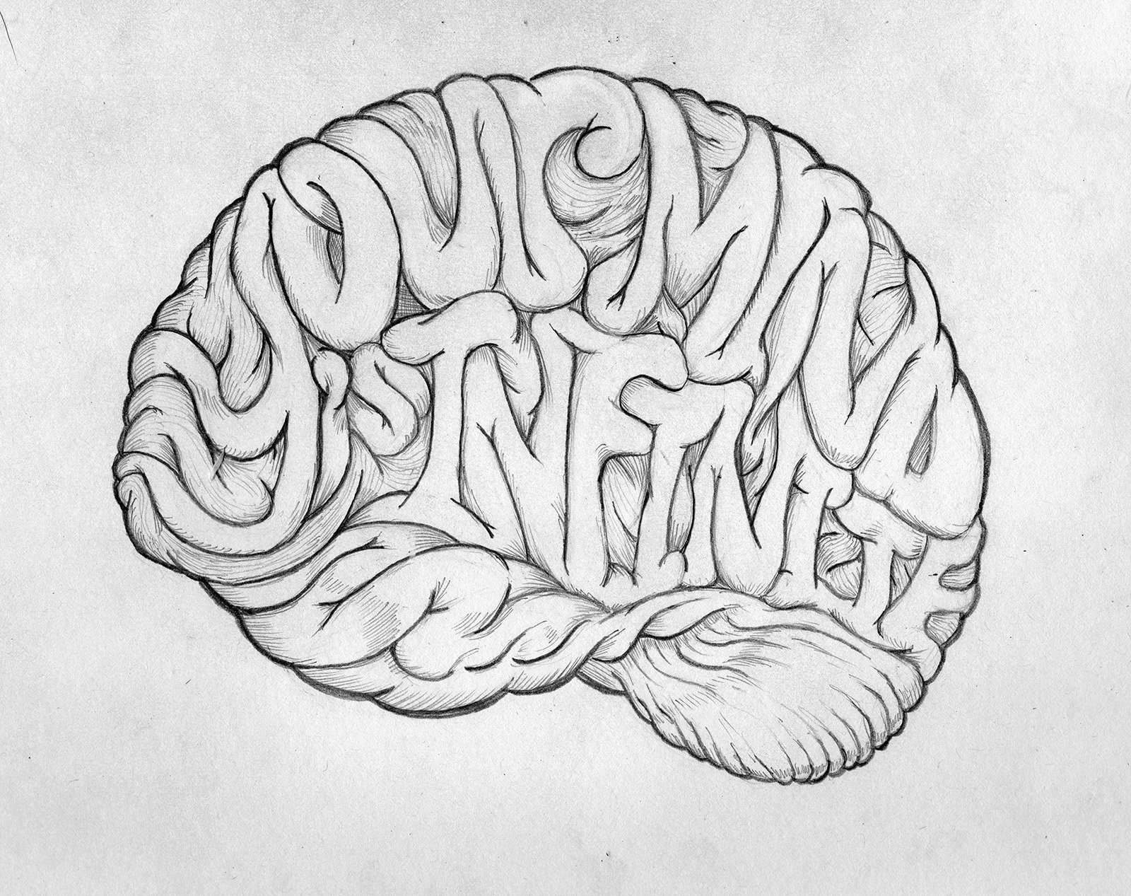 Brain old. Мозг эскиз. Мозг набросок. Мозг рисунок. Разукрашенный мозг.