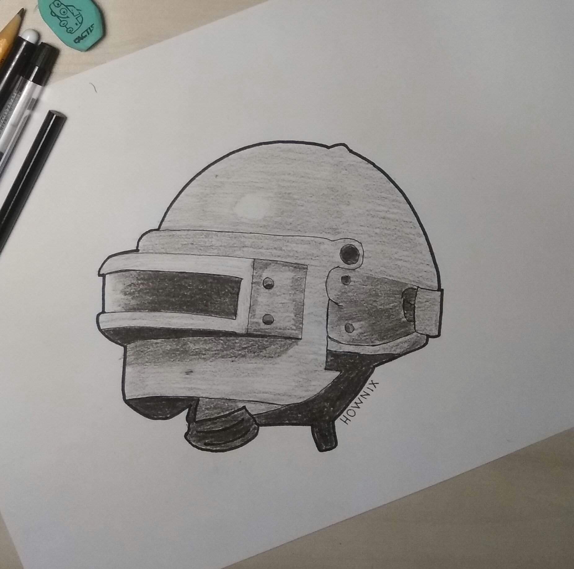 шлем пабг 3 уровня нарисовать фото 17