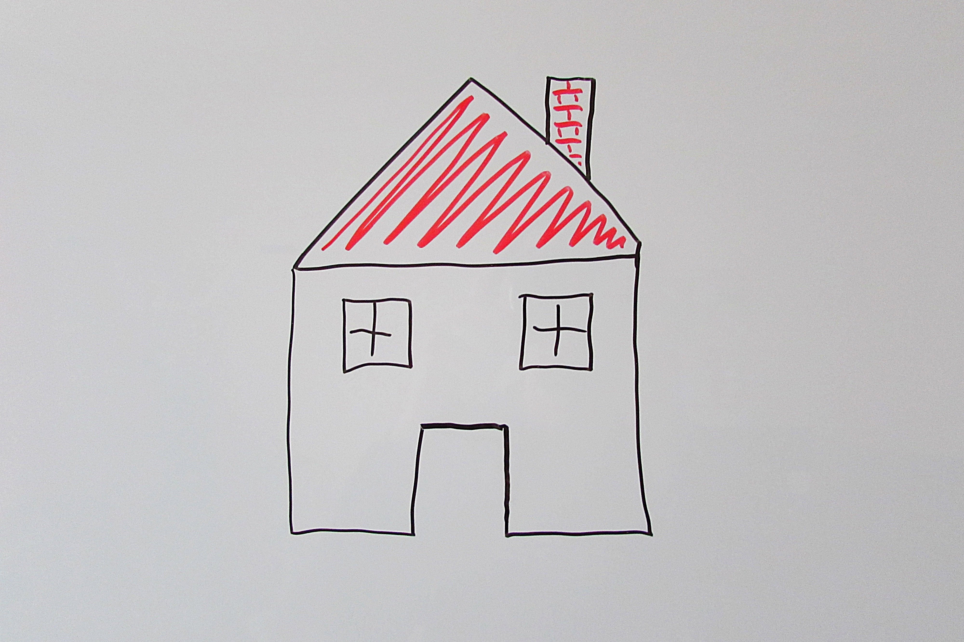 Нарисовать домик легко. Домик рисунок. Рисунки домов для срисовки. Домик карандашом. Рисунки для срисовки лёгкие домики.