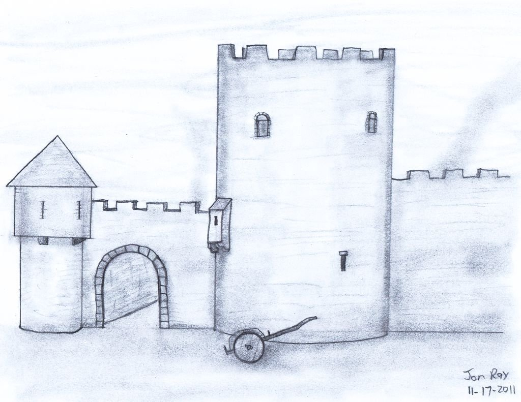 Старый замок по музыке 4 класс. Замок для рисования. Замок рисунок карандашом. Крепость рисунок. Средневековый замок рисунок.