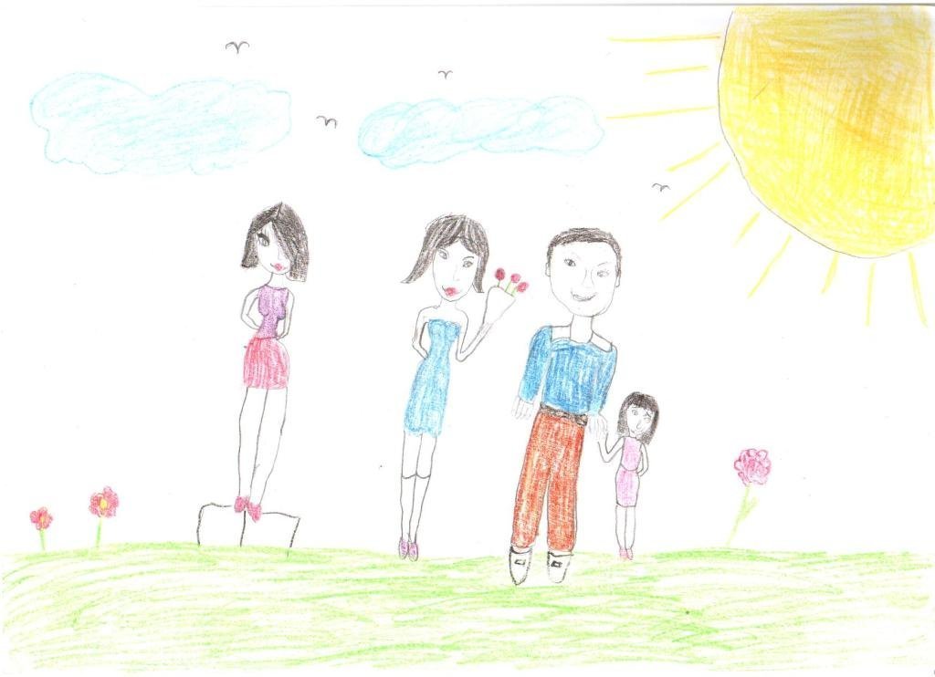 Рисунок на тему семья легко. Рисунок моя семья. Рисование семья. Рисунок на тему семья. Детские рисунки на тему семья.
