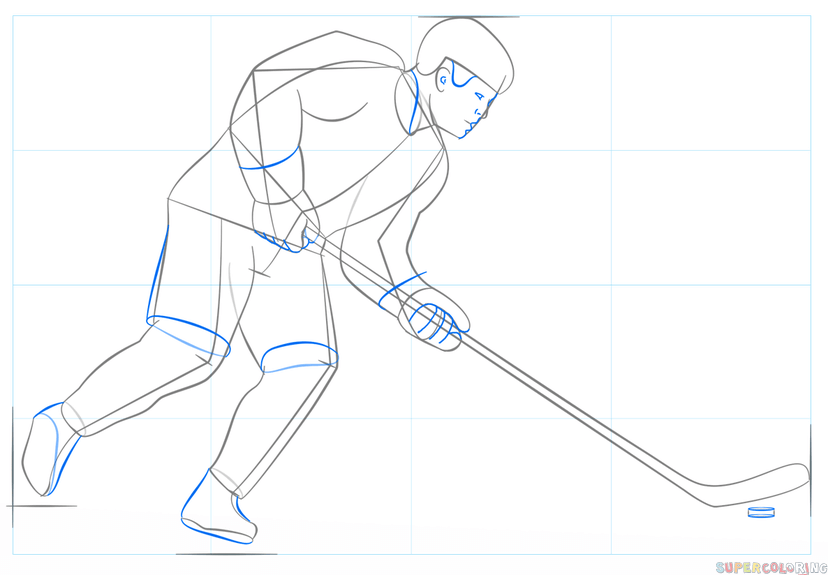 Спортсмен в движении рисунок. Хоккей рисунок карандашом. Хоккеист рисунок. Хоккеист поэтапное рисование. Хоккеист рисунок для детей.