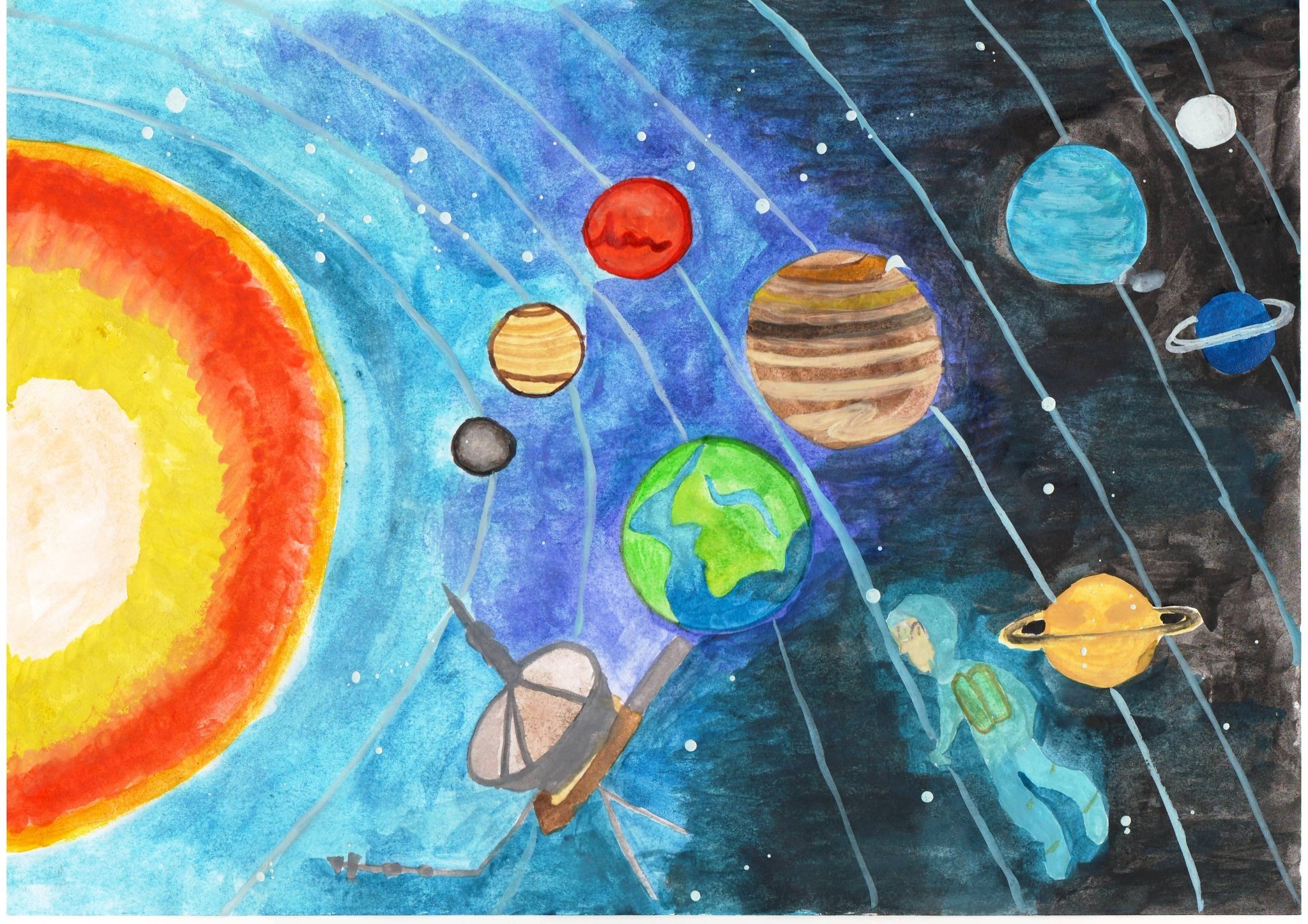 Рисуем космос с детьми 5 6. Космос планеты для детей. Рисунок на тему космос. Рисунок на космическую тему. Рисунки на тему космос глазами детей.