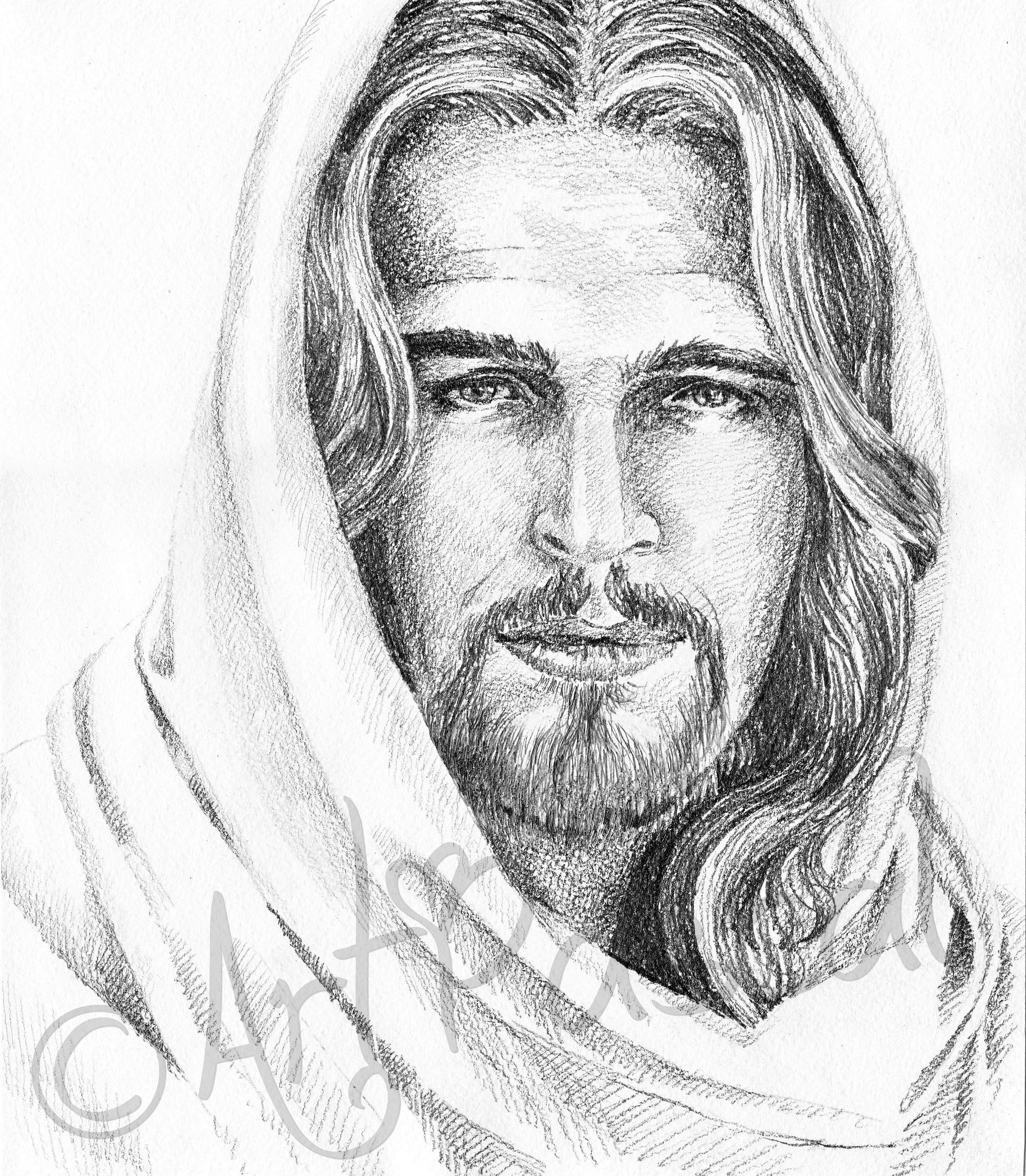 Как нарисовать иисуса. Клод Меллан портрет Иисуса Христа. Иисус Христос скетч. ХЕСУС Каран. Иисус Христос для срисовки.