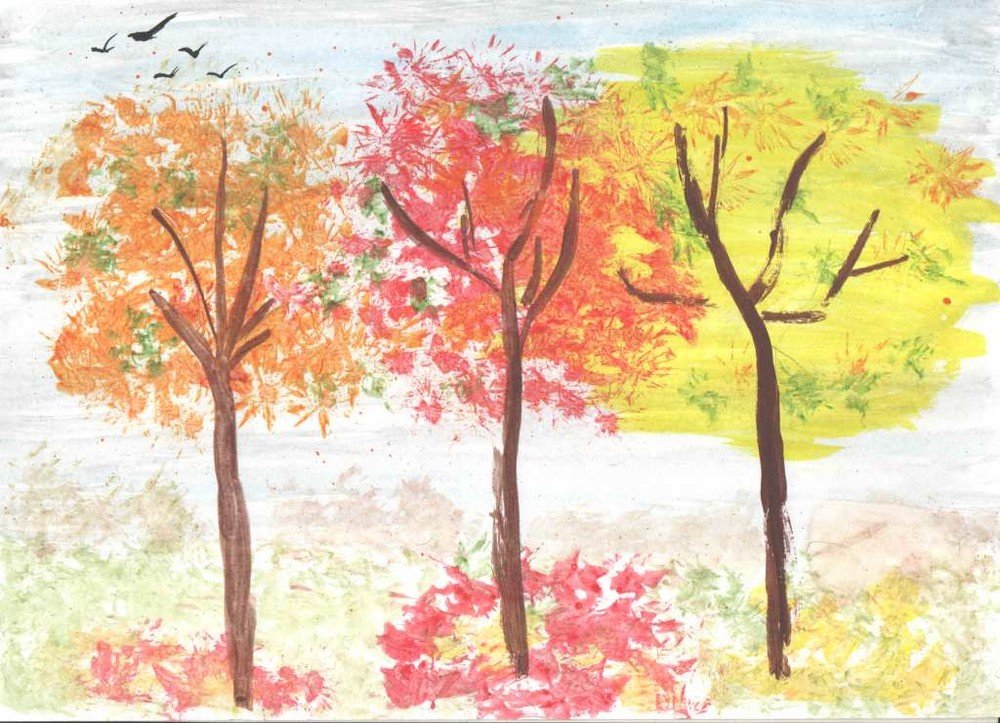 Пейзаж 3 класс презентация изо поэтапное рисование. Рисование осень. Рисунок осень. Рисование осенний лес. Рисунок на тему осень 2 класс.