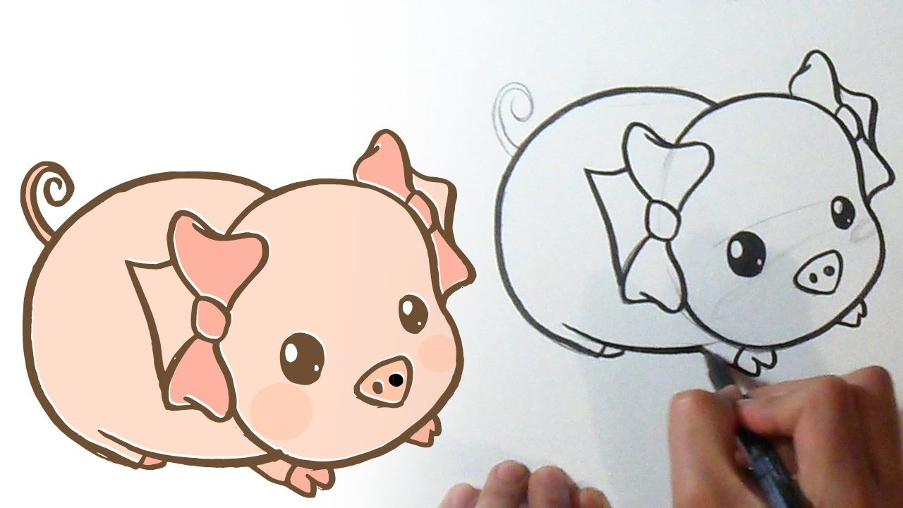 Свинка для срисовки. Хрюшка для срисовки. Милые свинки для срисовки. Рисунки для срисовки свинки. Свинья рисунок.