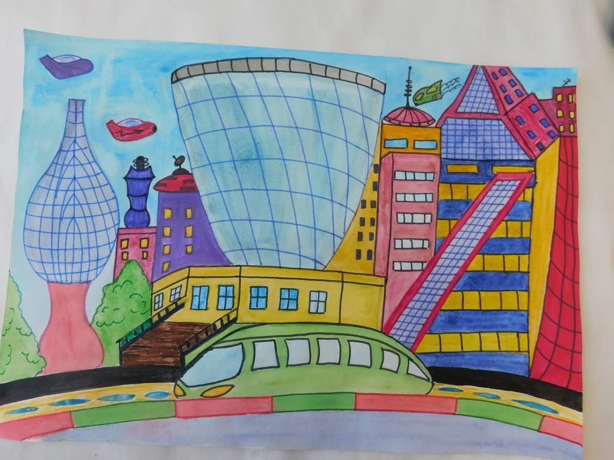 Урок изо строим город. Город будущего рисунок для детей. Рисунок на тему город будущего. Эскиз города будущего. Архитектура будущего рисунок.
