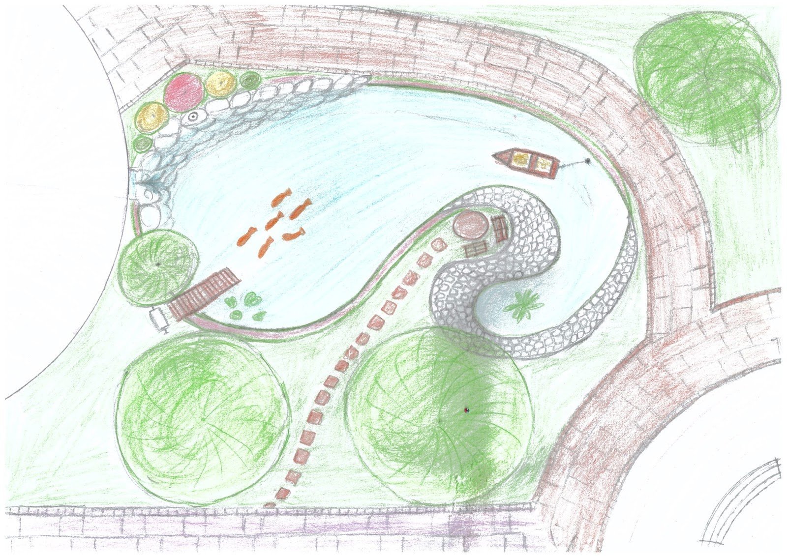 Дизайн проект парка 7 класс рисунок