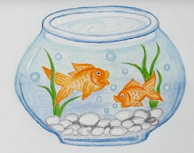Картинки рыбки в аквариуме для детей