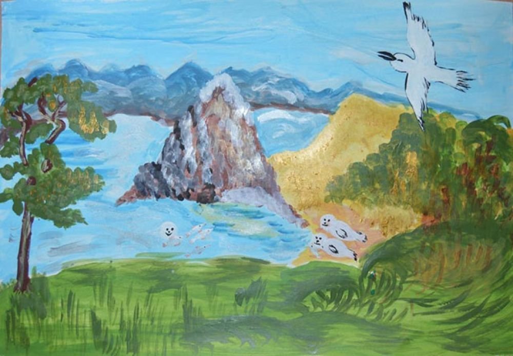 Детские рисунки озера. Байкал рисунок. Байкал для рисования. Озеро Байкал рисунок. Рисунок Байкала для детей.
