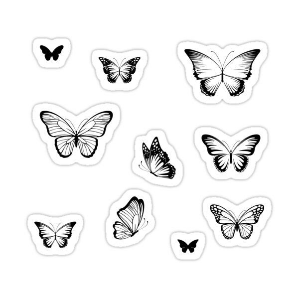 Идеи для срисовки очень легкие бабочки (90 фото)