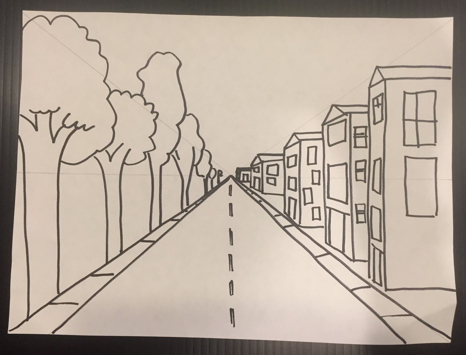 картинки для срисовки улицы