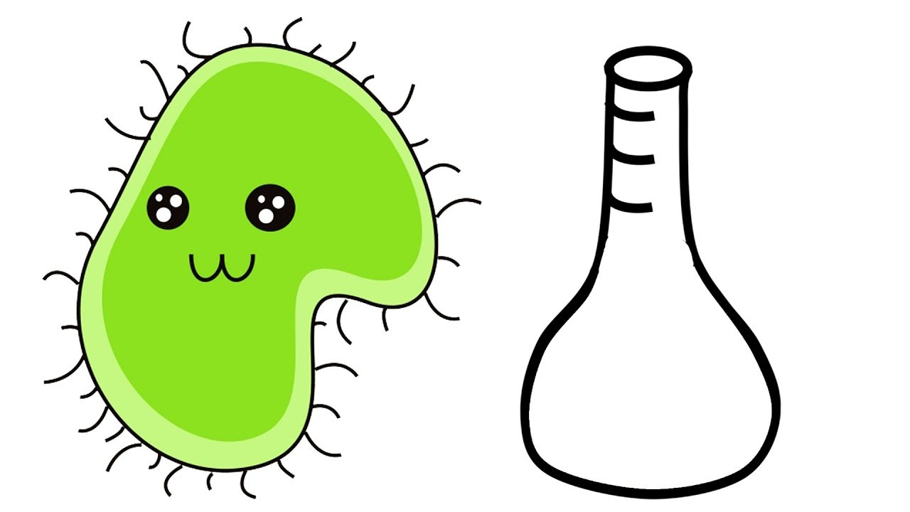 Микроб рисунок
