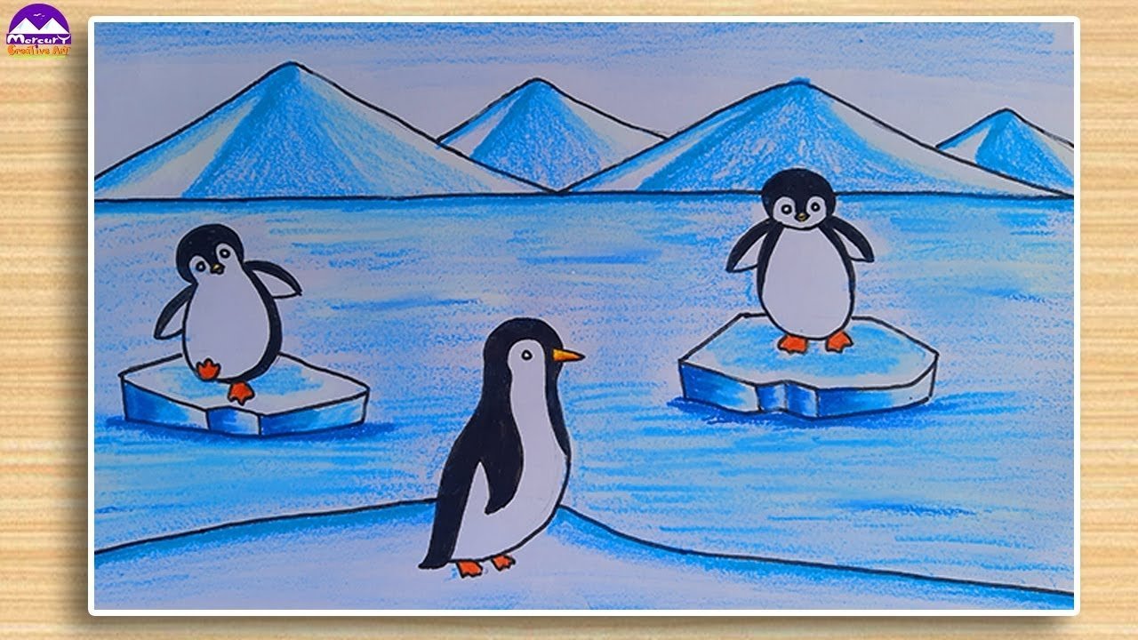 Занятие про пингвинов. Рисование пингвина в подготовительной группе. Поэтапное рисование пингвина. Пингвин рисунок. Рисование для детей Пингвин на льдине.