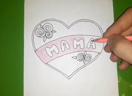 Идеи для срисовки легкие ко дню матери начинающие (90 фото)