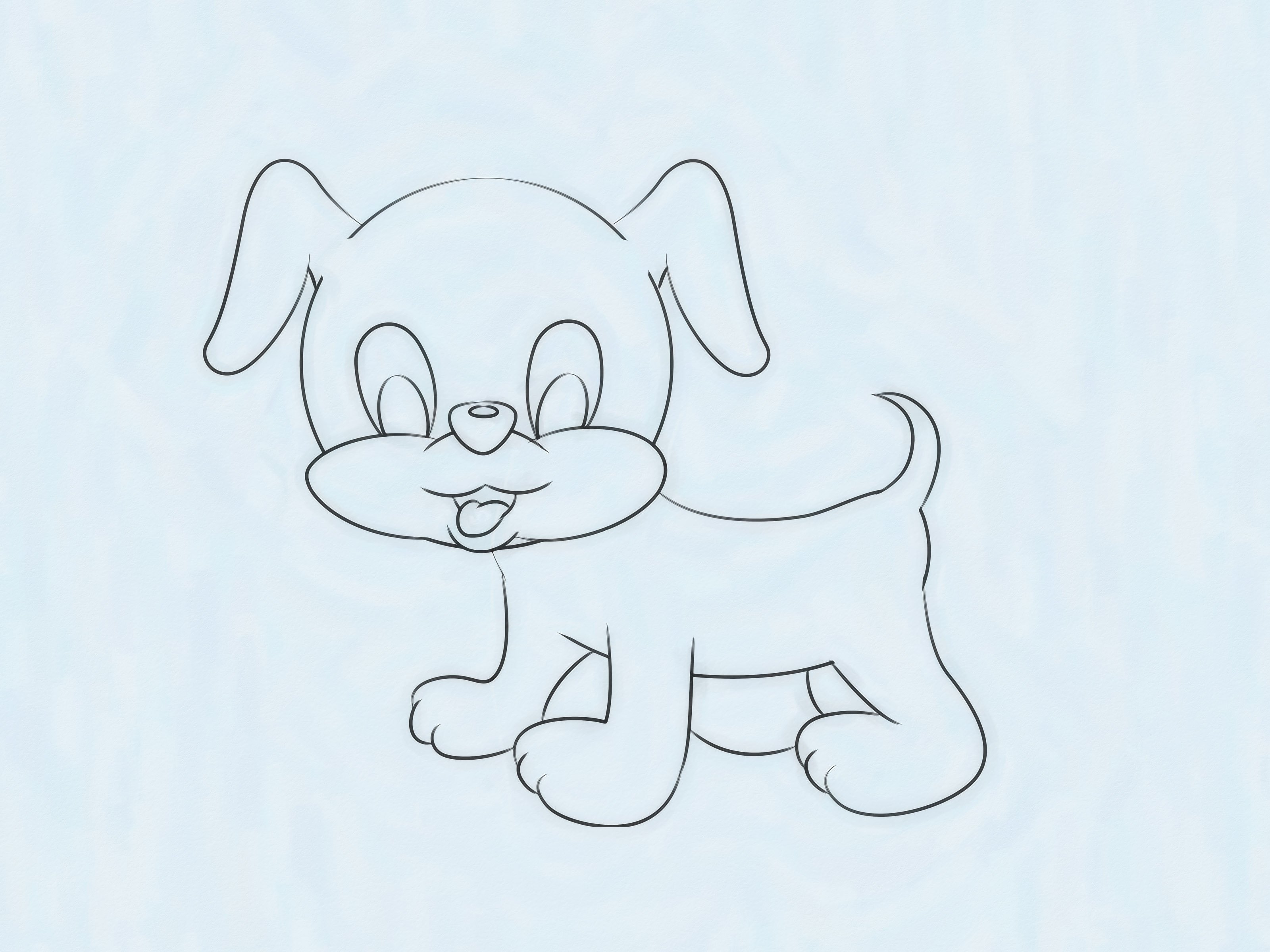 Собака карандашом легко для детей. Рисунок собаки карандашом для срисовки. Собака рисунок карандашом. Рисунок собачки для срисовки. Собака для срисовки легко.