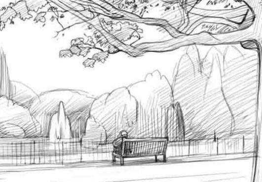 Идеи для срисовки городской пейзаж карандашом легкий поэтапно для начинающих (90 фото)