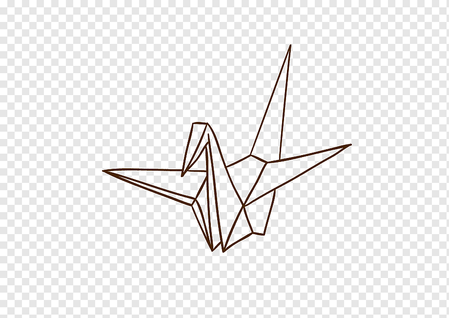 Бумажный журавлик символ