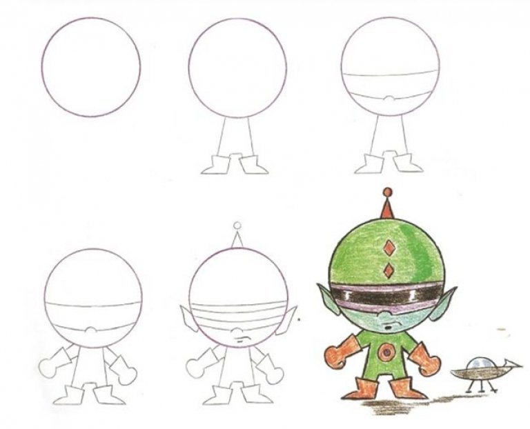Космонавт поэтапно для детей. Поэтапное рисование инопланетянина. Инопланетянин рисунок. Пришельцы для детей для рисования. Поэтапное рисование инопланетянина для детей.