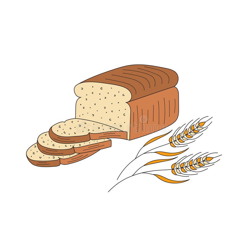 Как нарисовать хлеб поэтапно?