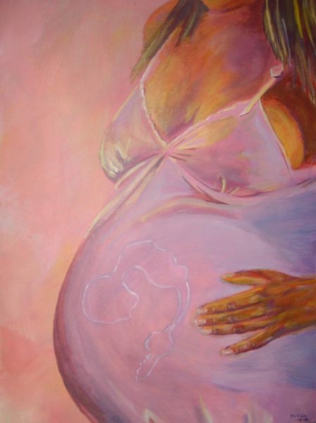 Беременная женщина арт (67 фото)