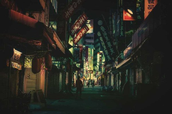 Ночная улица арт (69 фото)