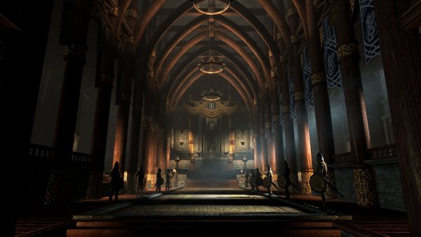 Тронный зал Dark Souls 3