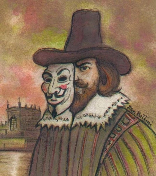 Guy Fawkes портрет