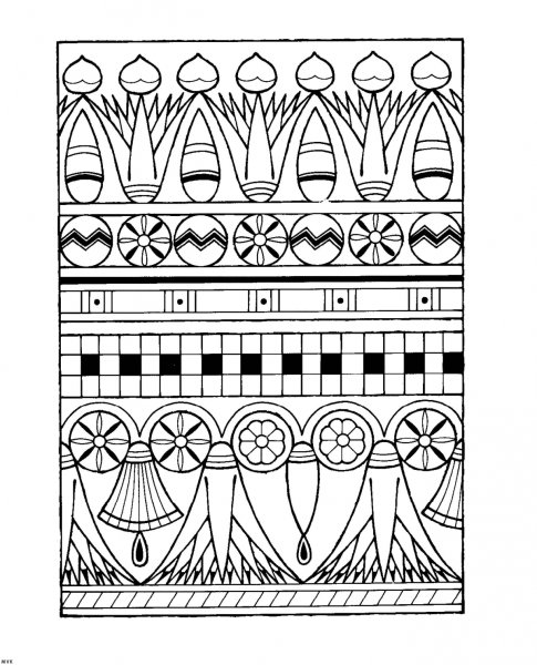 Идеи для срисовки египетский орнамент (87 фото)