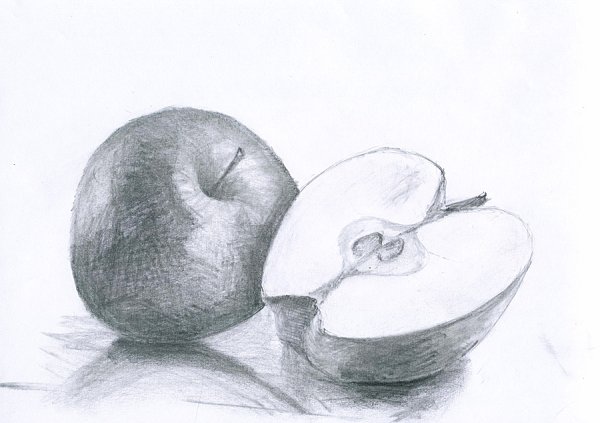 Идеи для срисовки яблоко (90 фото)