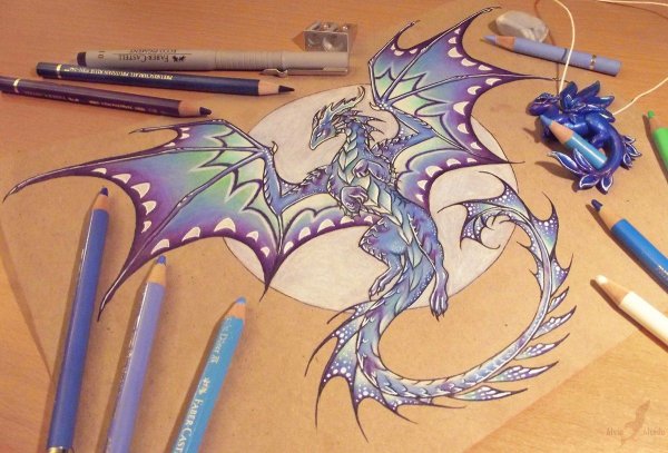 Идеи для срисовки дракон (90 фото)