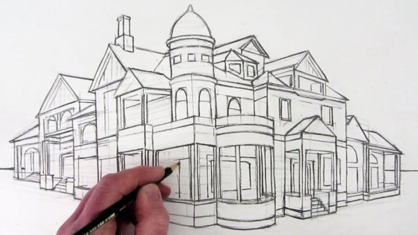 Идеи для срисовки макет здания (90 фото)