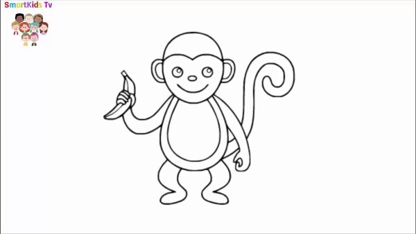 Идеи для срисовки обезьяна (90 фото)