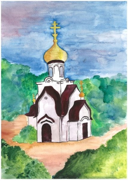 Фото по запросу Церковь рисунок
