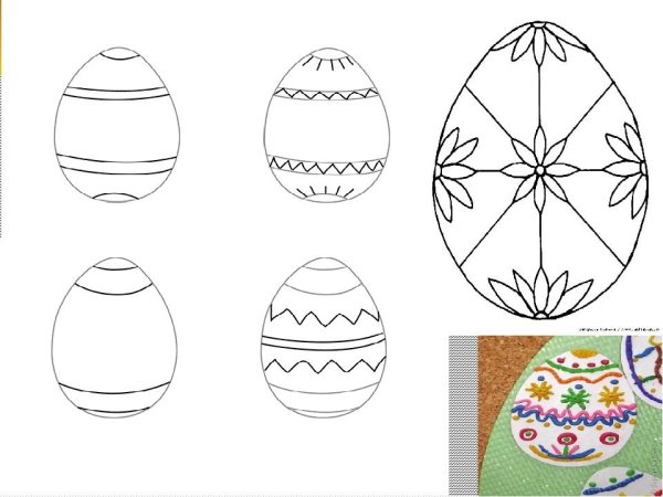 Идеи для срисовки яйцо пасхальное (90 фото)