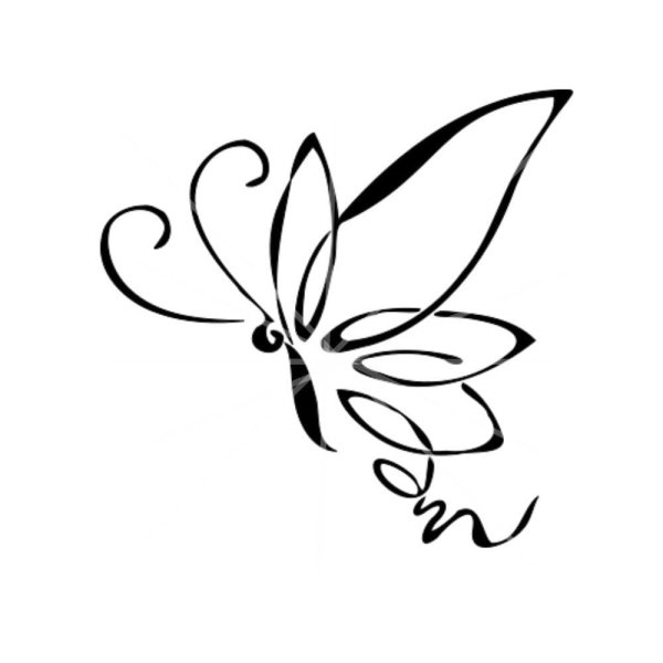 Идеи для срисовки бабочка контур (88 фото)