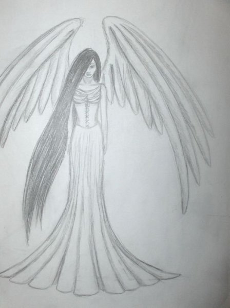 Идеи для срисовки крылья ангела (87 фото)